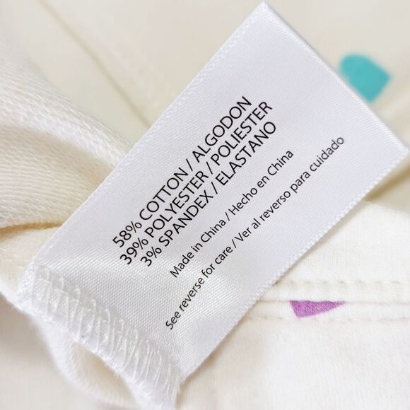 WILDFOX Hearts Slouchy Cozy Luxe Stretch Lounge Shirt in Oatmeal sz XXL - Picture 8 of 12